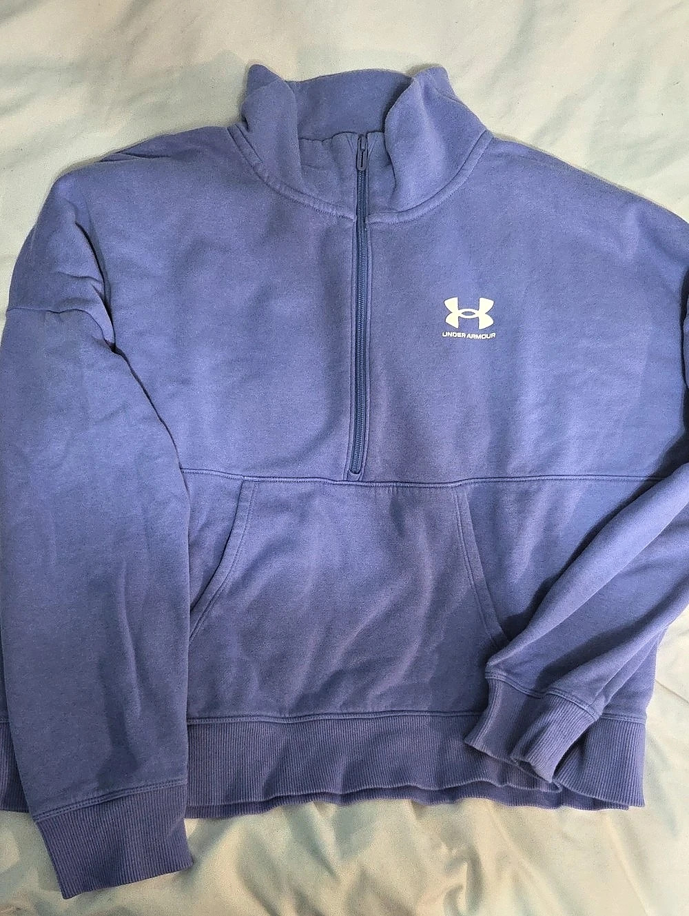 Under Armour Purple Quarter-Zip Pullover